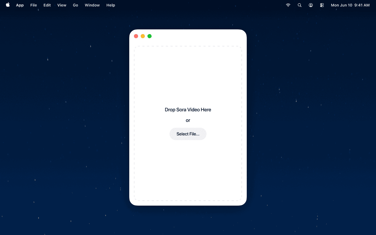 EraseVideo interface showing watermark removal process